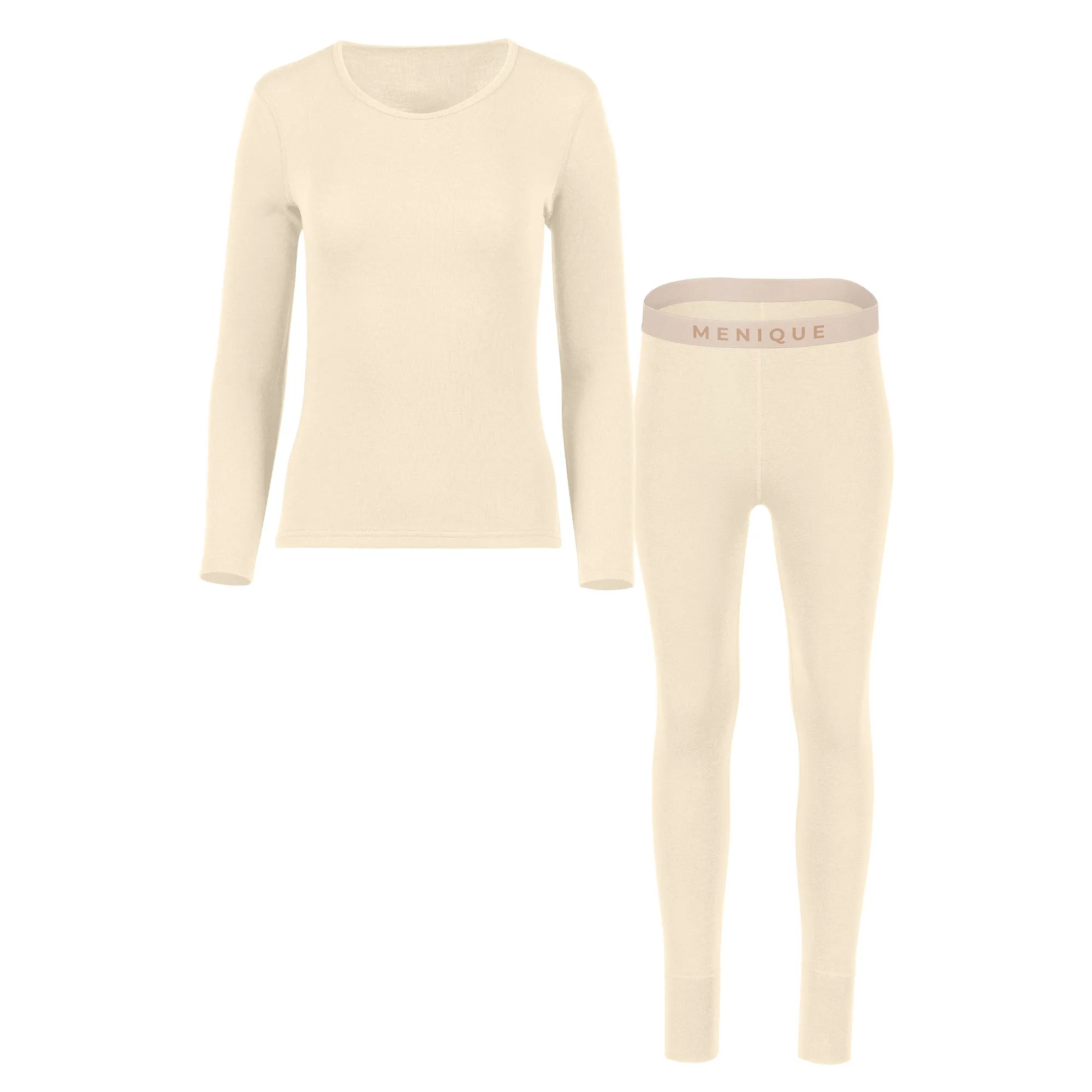 Women's 250 Long Sleeve & Bottoms 2-Piece Natural