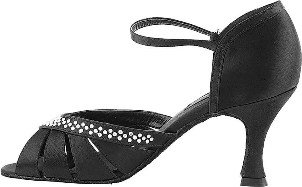 Women's Ballroom Dance Shoes Tango Wedding Salsa Shoes CD6801EB Comfortable-Very Fine 2.5" [Bundle of 5]
