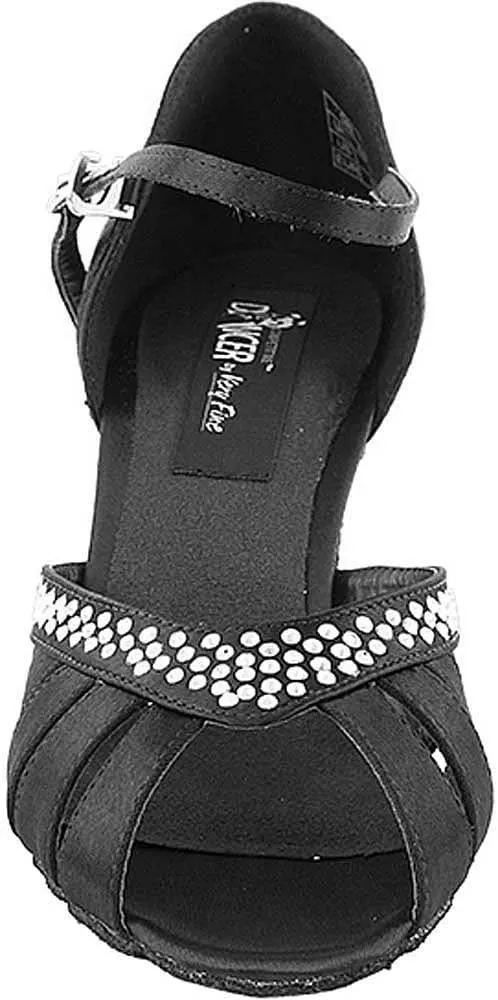 Women's Ballroom Dance Shoes Tango Wedding Salsa Shoes CD6801EB Comfortable-Very Fine 2.5" [Bundle of 5]