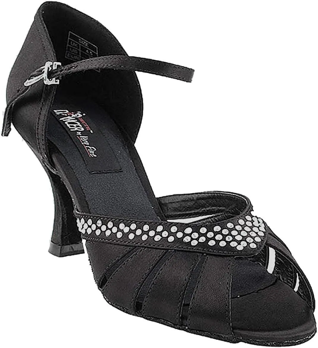 Women's Ballroom Dance Shoes Tango Wedding Salsa Shoes CD6801EB Comfortable-Very Fine 2.5" [Bundle of 5]