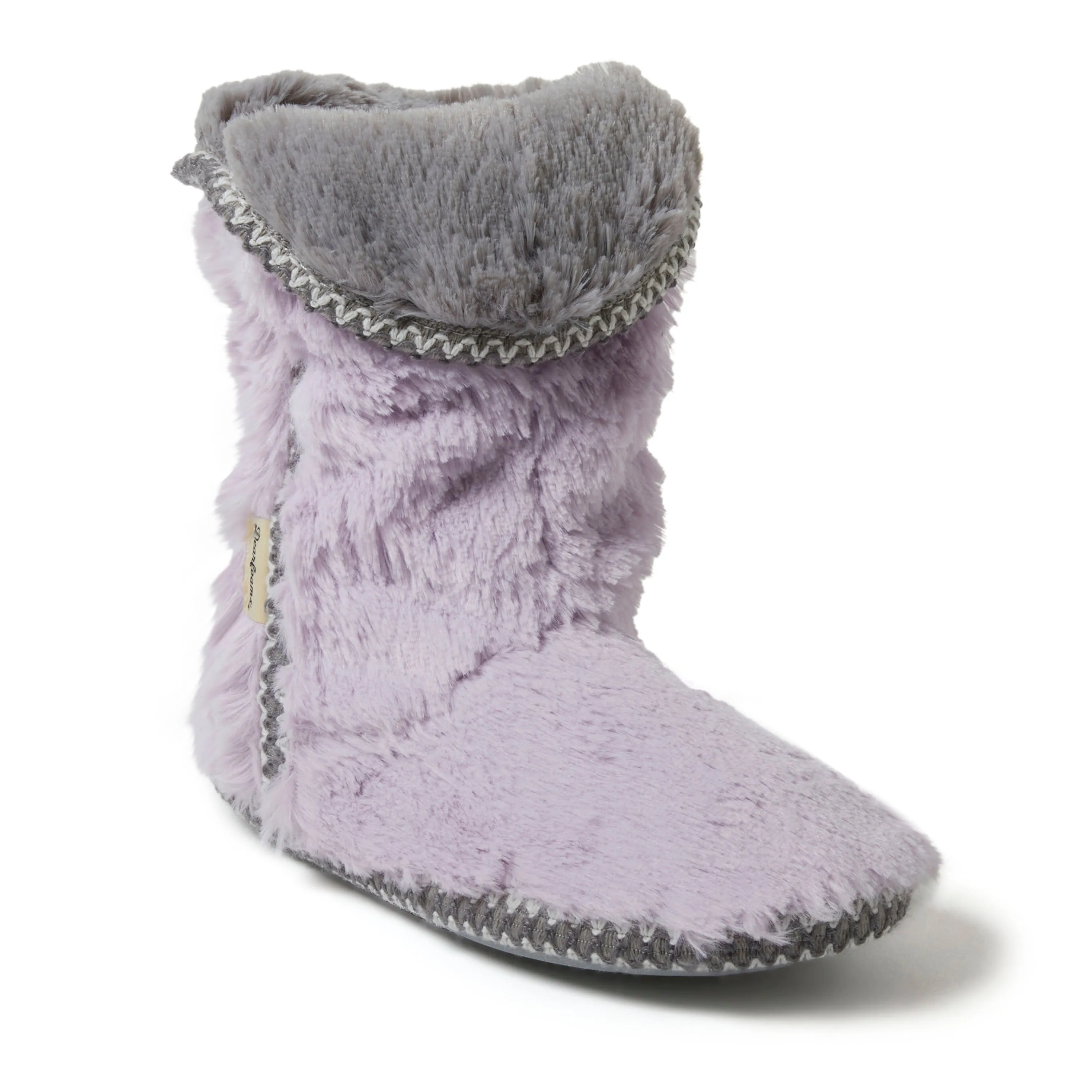 Women's Beth Faux Fur Fold Down Bootie Slipper