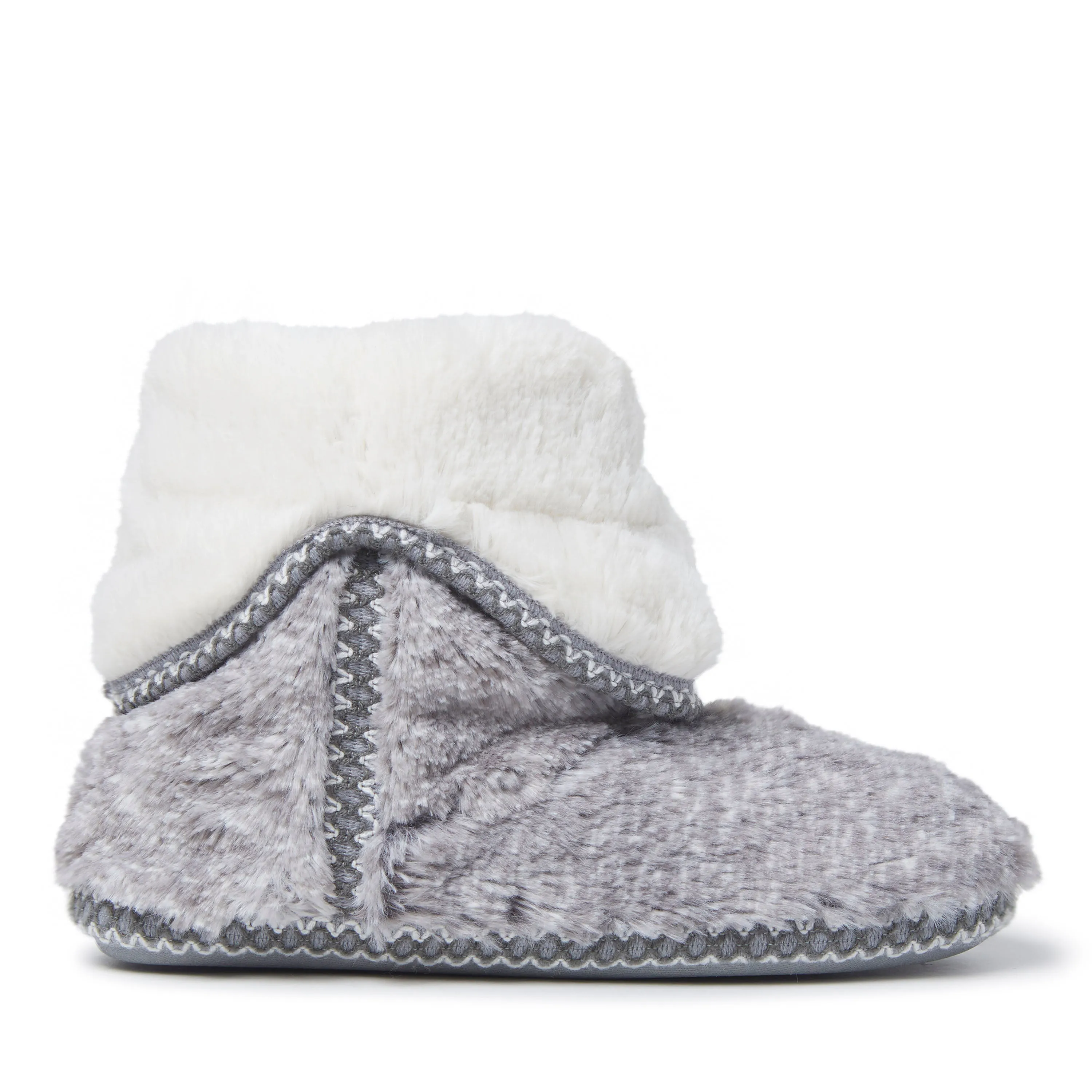 Women's Beth Faux Fur Fold Down Bootie Slipper