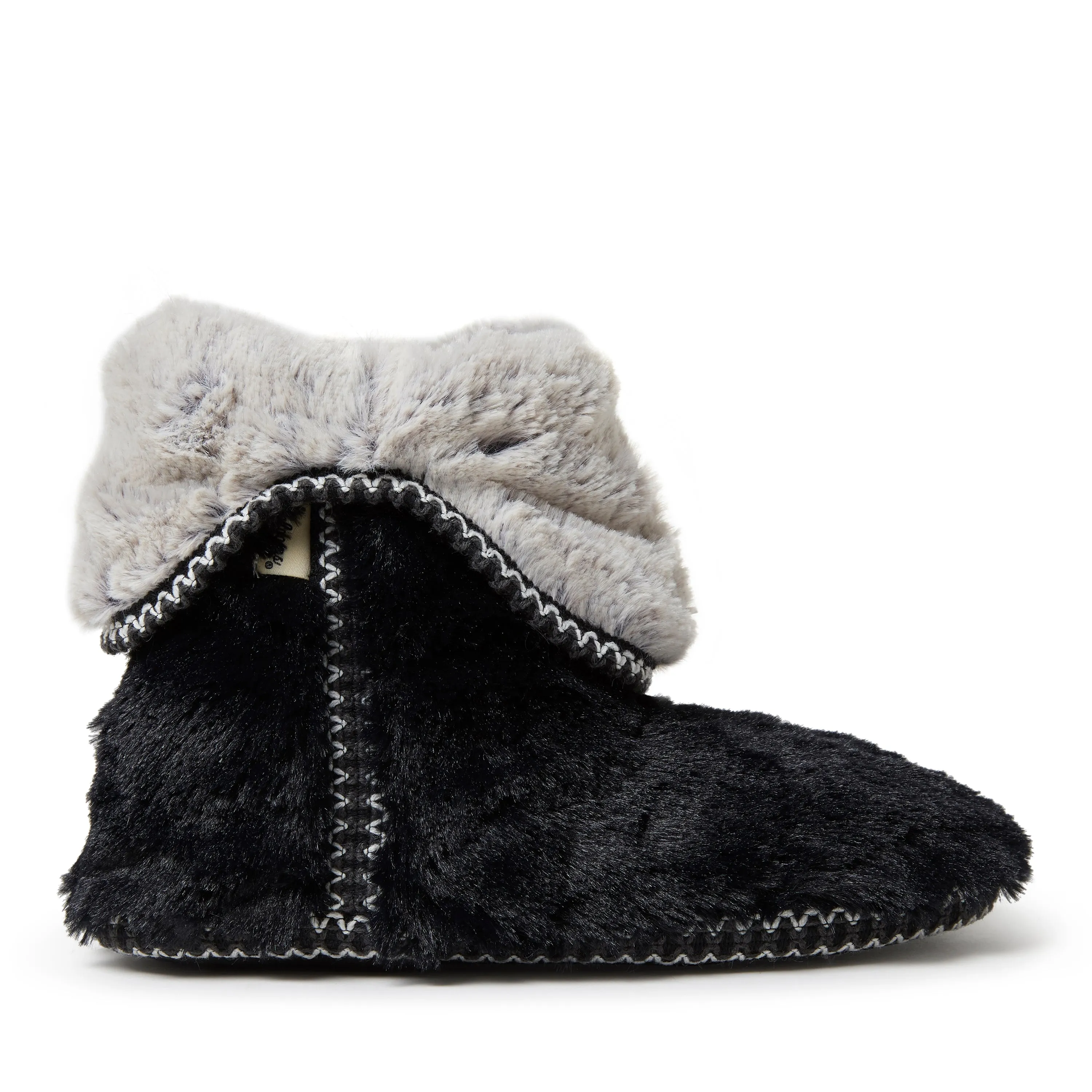 Women's Beth Faux Fur Fold Down Bootie Slipper