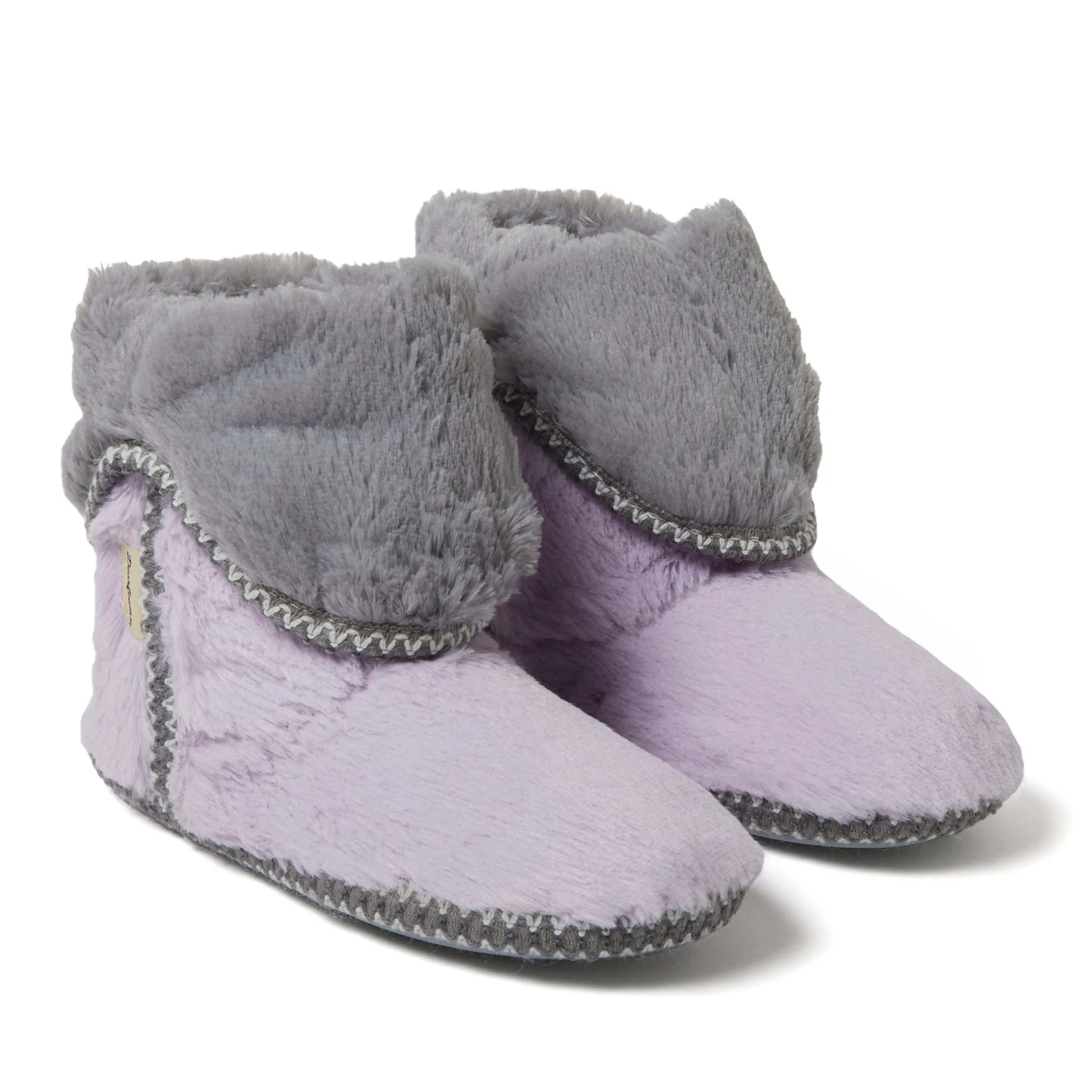 Women's Beth Faux Fur Fold Down Bootie Slipper