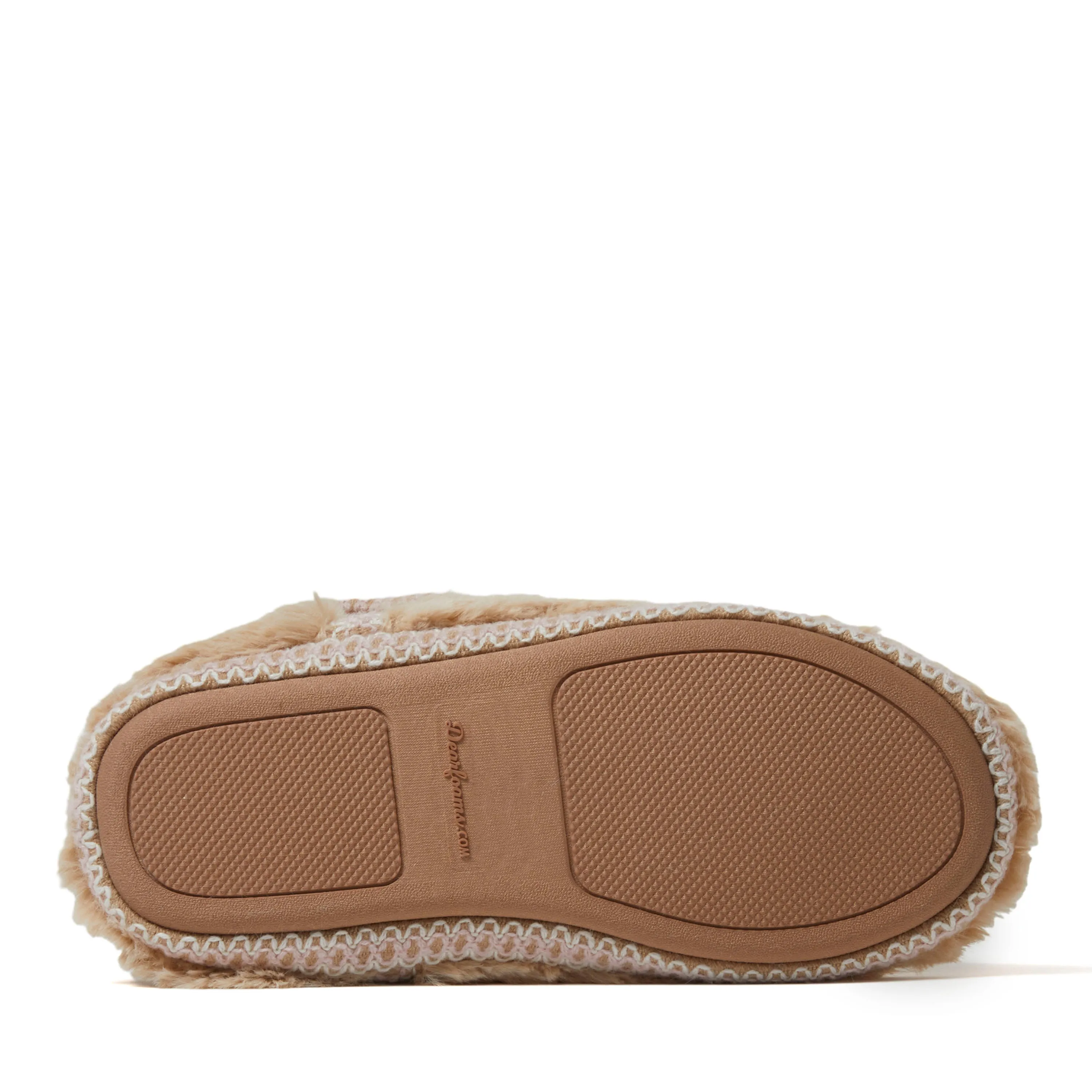 Women's Beth Faux Fur Fold Down Bootie Slipper