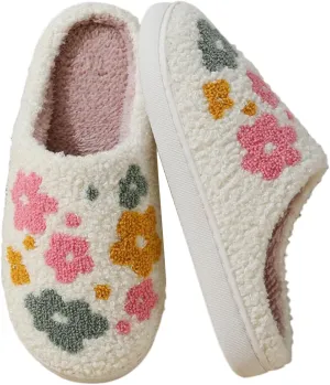 Women's Men's Cute Evil Eyes Slippers Strawberry Slippers Fuzzy Plush Soft Warm Home Bedroom House Shoes