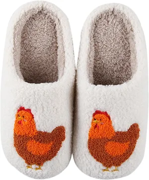 Women's Men's Cute Evil Eyes Slippers Strawberry Slippers Fuzzy Plush Soft Warm Home Bedroom House Shoes