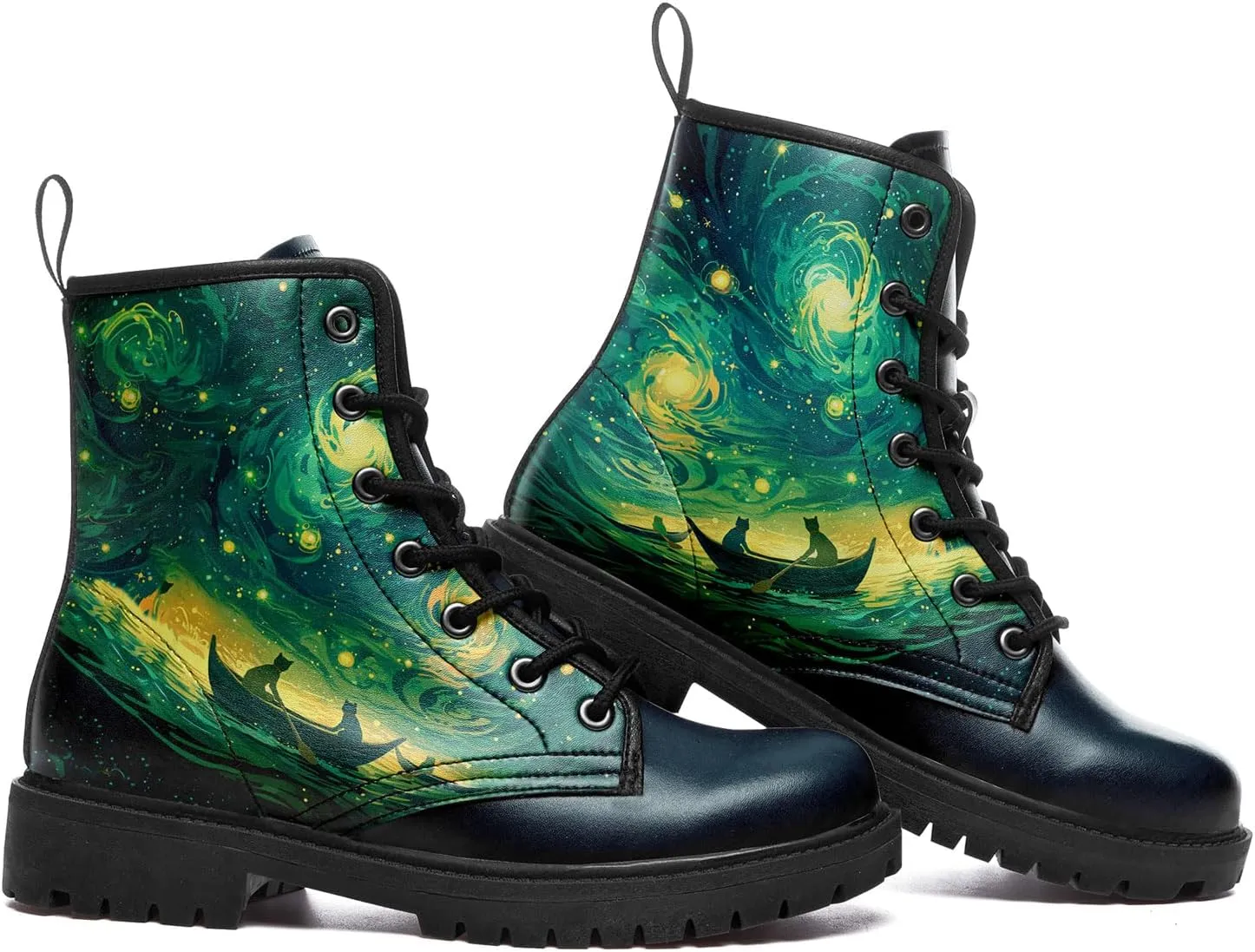 Women's Sky Star Artistic Ankle Booties Men's Comfort Lace-up Winter Fall Dress Fashion Boots Stylish Outdoor Shoes