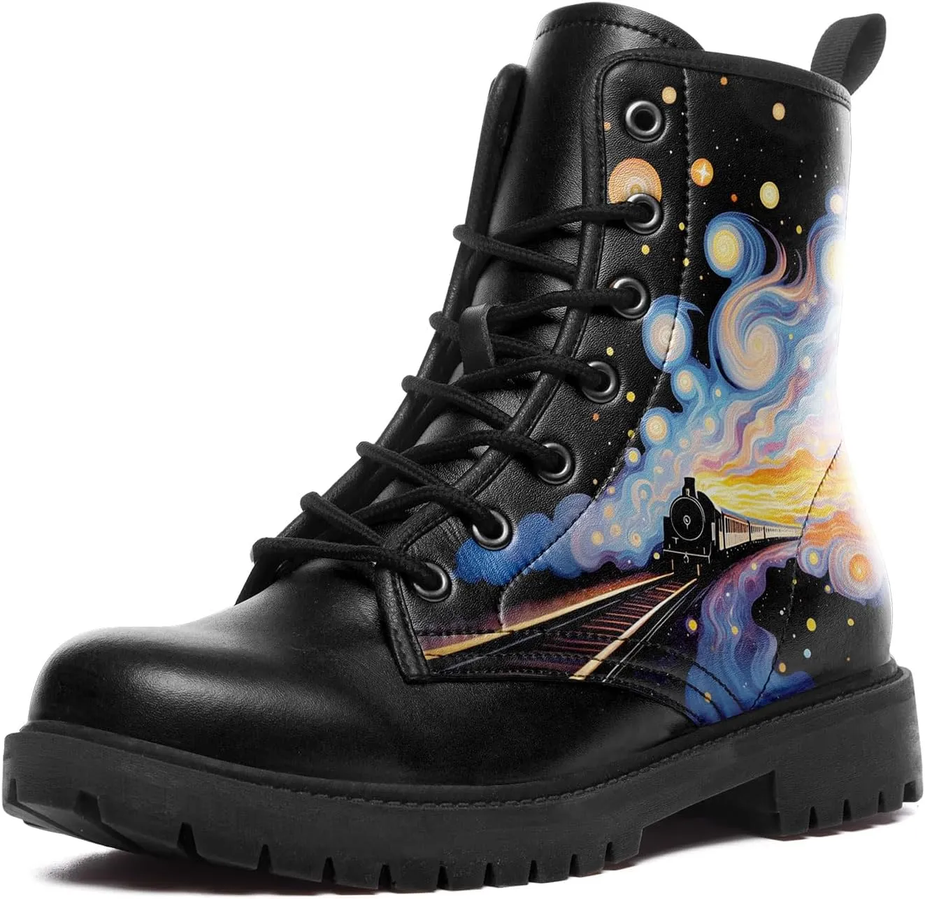 Women's Sky Star Artistic Ankle Booties Men's Comfort Lace-up Winter Fall Dress Fashion Boots Stylish Outdoor Shoes