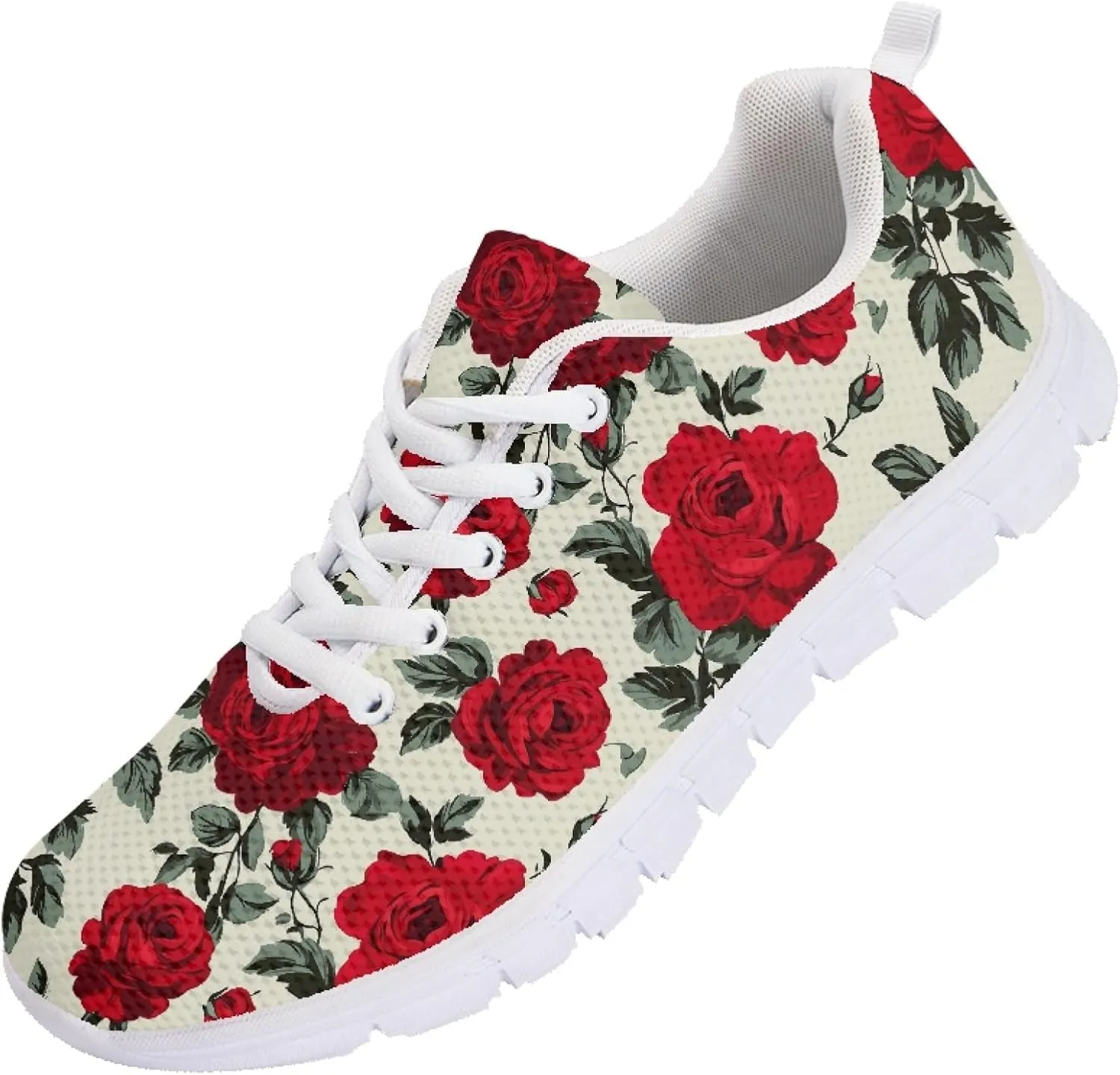 Womens Sports Shoes Teens Trainer Running Travel Sneaker Walking Low Heel Lace Up Adults Teenager Lightweight Sneakers