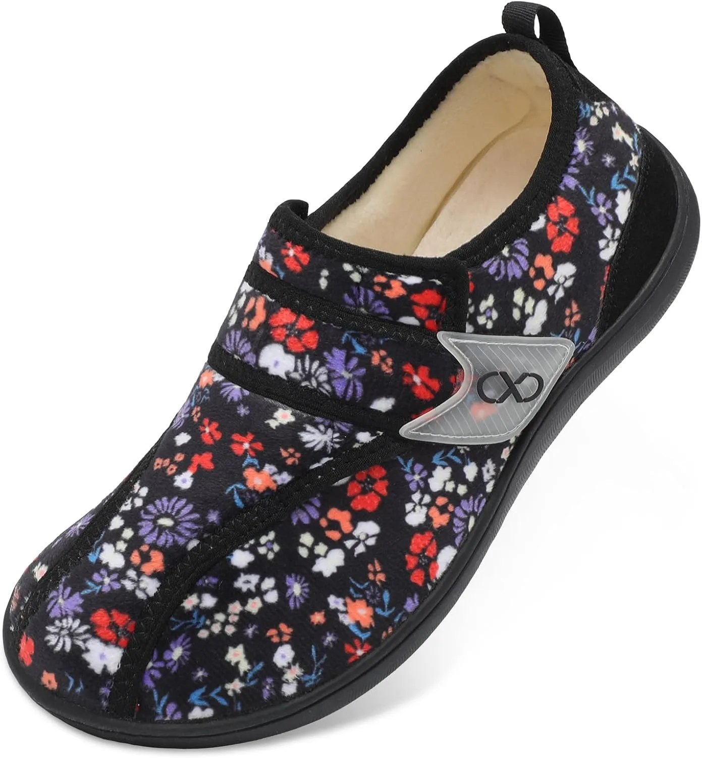 XIHALOOK Womens Slippers Wide Diabetic Shoes with Adjustable Strap for Diabetic Swollen Feet Outdoor Indoor Walking Shoes