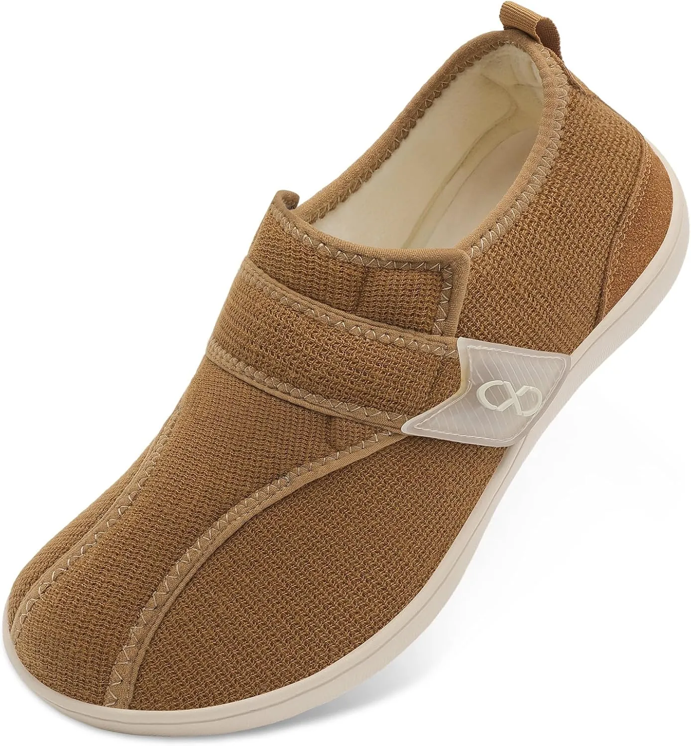 XIHALOOK Womens Slippers Wide Diabetic Shoes with Adjustable Strap for Diabetic Swollen Feet Outdoor Indoor Walking Shoes
