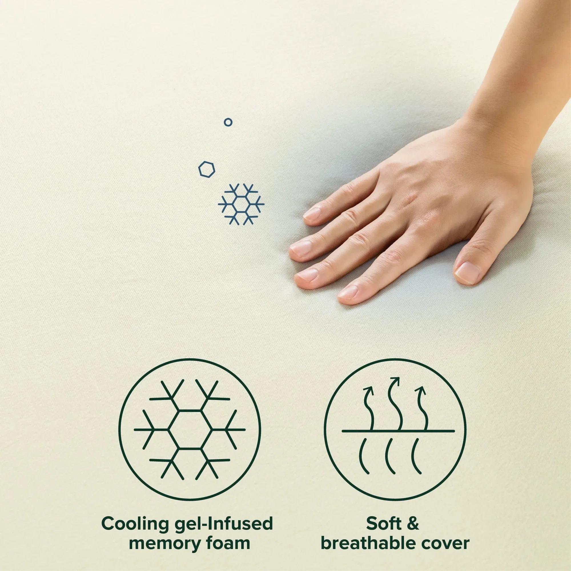 Zinus Cooling Airflow Tight Top 8" Memory Foam Mattress, Full